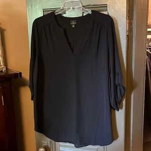 Pretty Black Worthington Blouse like New.
